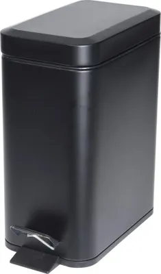 Excellent Houseware pedaalemmer 5 l matzwart