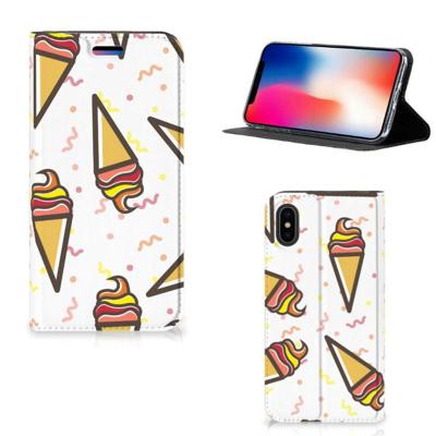 Apple iPhone X | Xs | Flip Style Cover | Icecream