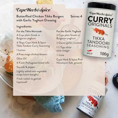 Cape Herb & Spice - Tikka Tandoori Curry Seasoning - 100g