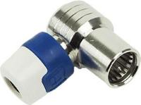 Hirschmann QFA 5 F-connector Male Wit / Blauw - thumbnail
