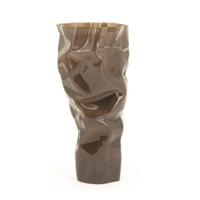 By-Boo Vaas 'Rias' 39cm hoog, kleur Bruin - thumbnail