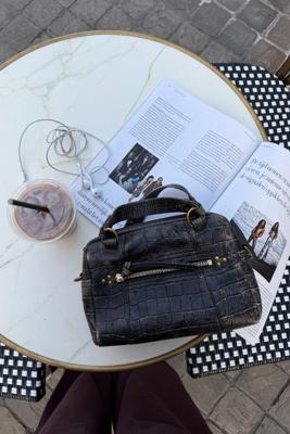 Jerome Dreyfuss crossbody Lucky Bowling Mini 47LUCKYBOMIMO imprime croco grunge