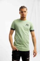 AB Lifestyle Flag T-Shirt Heren Groen - Maat S - Kleur: Lichtblauw | Soccerfanshop - thumbnail