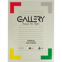 Gallery tekenpapier, 190 g, ft 27 x 36 cm, extra zwaar houtvrij papier, blok van 20 vel - thumbnail