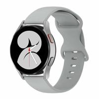 By Qubix - Compatible met Garmin Venu 2 / Garmin Venu 3 - Solid color sportband - Grijs - Compatible Garmin bandje - Bandbreedte: 22mm - thumbnail