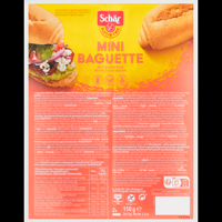 Schar Mini Baguette Glutenvrij 2 x 75 g bij Jumbo - thumbnail