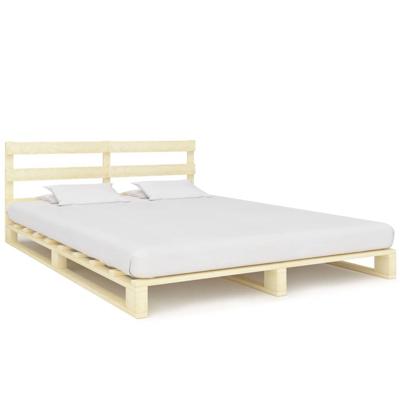Bedframe pallet massief grenenhout 180x200 cm