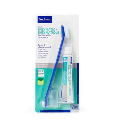 Virbac C.E.T. Gebitsverzorgingsset hond/kat Per 2