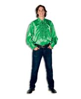 Ruche Blouse Groen - thumbnail