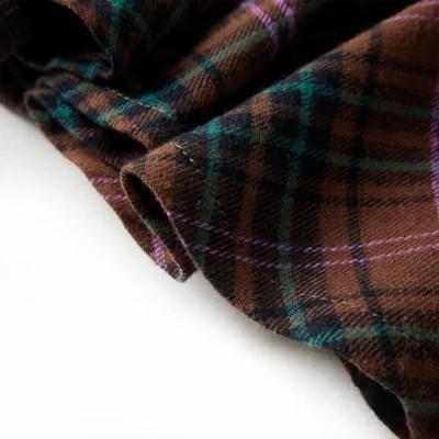 Kinderrok geruit patroon 116 cognackleurig Kinderrok geruit patroon 116 cognackleurig