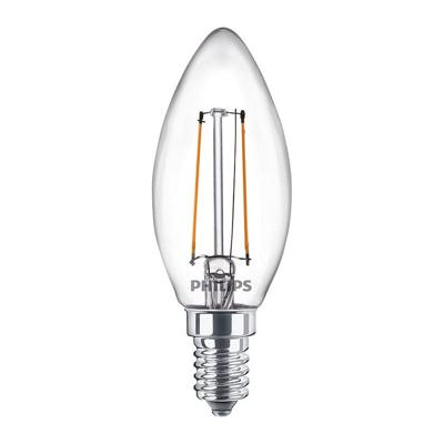 Philips LED 77753100 LED-lamp Energielabel E (A - G) E14 Kaars 2 W = 25 W Warmwit (Ø x h) 3.5 cm x 9.7 cm Filament / Retro-LED 1 stuk(s)
