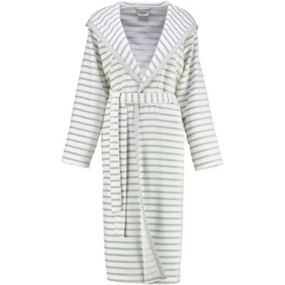 Cawö Cawö Dames Badjas met Capuchon 6596 silber 40