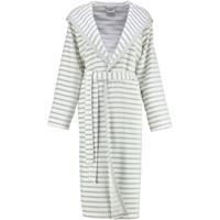 Cawö Cawö Dames Badjas met Capuchon 6596 silber 40 - thumbnail