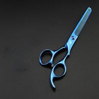 Professionele haar snijden Scissor kappers Kit dunner schaar Kapper (blauw verdunnen (SXLC-604T)) - thumbnail