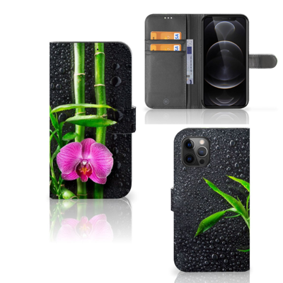 Apple iPhone 12 Pro Max Hoesje Orchidee Apple iPhone 12 Pro Max Hoesje Orchidee