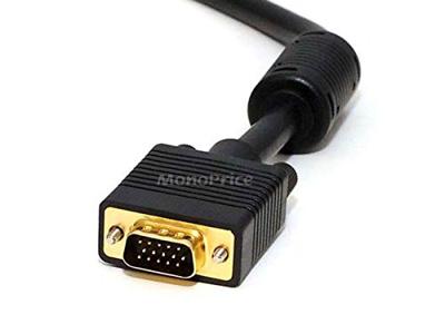 Monoprice 103594 25-voet Super VGA Mannelijke naar Vrouwelijke CL2 Rated Video Kabel met Ferrieten