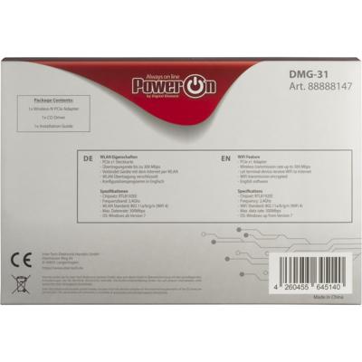 Inter-Tech DMG-31 Wireless-N PCIe Adapter wlan adapter Inter-Tech DMG-31 Wireless-N PCIe Adapter wlan adapter