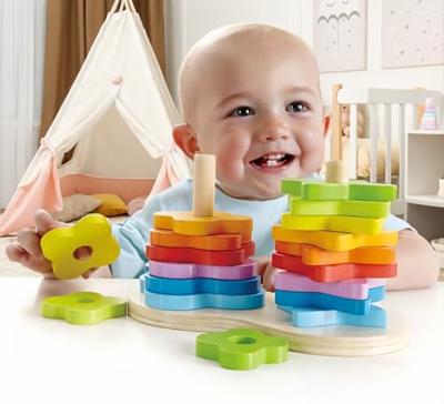 Hape stapeltoren regenboog - thumbnail