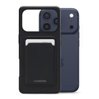 Mobilize Rubber Gelly Card Case Apple iPhone 17 Pro Max Matt Black - thumbnail