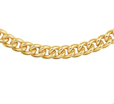 Ketting Gourmetschakel-Springslot geelgoud 10,5 mm 47 cm Ketting Gourmetschakel-Springslot geelgoud 10,5 mm 47 cm