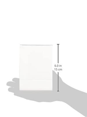 Sigel TA214 TA214 Tafelstatief L-vorm Voor papierformaat: DIN A6 Glas (helder) 1 stuk(s)