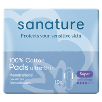Sanature 100% Katoen Maandverband Super - thumbnail