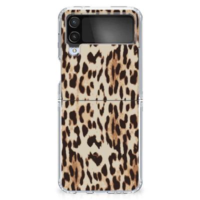 Samsung Galaxy Z Flip 4 | TPU Hoesje | Leopard