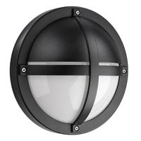 SG Tanto LED wandlamp E27 mat zwart rond IP65 IK10 614540 - thumbnail