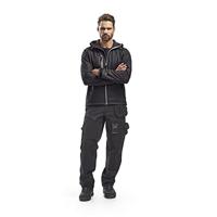 Blåkläder Softshell Jack 4949 | Zwart/Zilver | Maat XXL - 7330509471241 - thumbnail