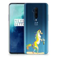 OnePlus 7T Pro Telefoonhoesje met Naam Horse Color - thumbnail