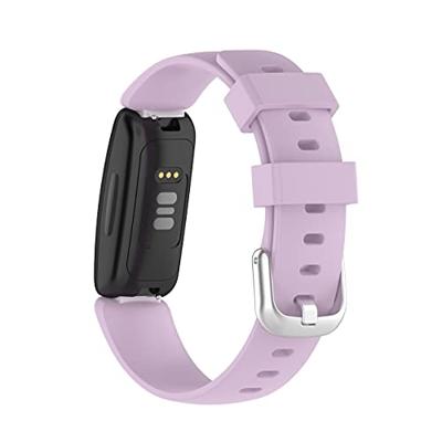Fitbit Inspire 2 & Ace 3 - Sportbandje met gesp - Maat: Small - Lichtpaars Fitbit Inspire 2 & Ace 3 - Sportbandje met gesp - Maat: Small - Lichtpaars