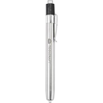 TOOLCRAFT TO-7429866 Penlight werkt op batterijen Zilver