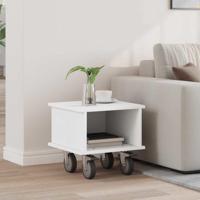 TV-standaard Wit 37 x 35 x 35 cm Bewerkt hout - thumbnail