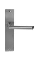 Deurklink Cero rvs basis op langschild - thumbnail