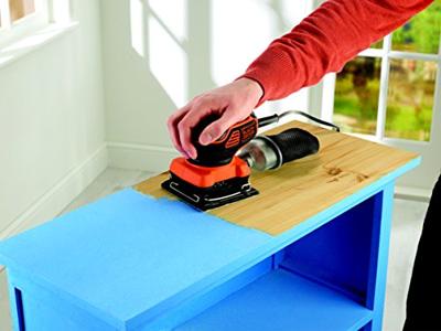 BLACK+DECKER KA450 220W 1/4 vel Vlakschuurmachine | 1x Schuurgaas | Stofopvangzak - KA450-QS