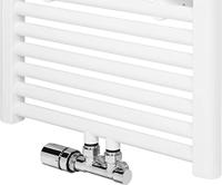 Ben Lineos handdoekradiator met handdoekhouder 1067W 50x177,5cm wit - thumbnail