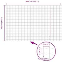 Euro Hek Zilver 1.2 x 10 m Warmverzinkt ijzer - thumbnail
