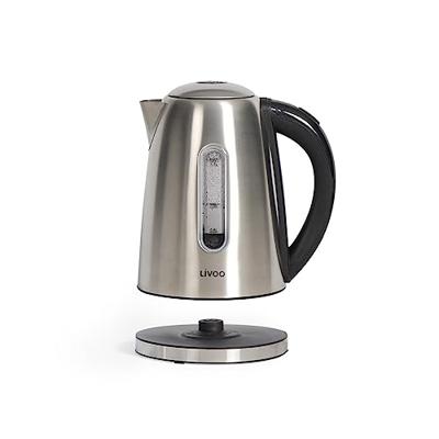 Waterkoker - LIVOO - DOD195 - 2200 W - 1,7 L - 360° draaibare voet - Roestvrij staal