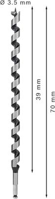Slangenboor 22x450mm