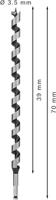 Bosch Accessories 2608597647 Slangenboor 22 mm Gezamenlijke lengte 450 mm Zeskant schacht 1 stuk(s) - thumbnail