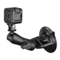 Ram Twist-Lock Suction Cup Mount with Action Camera Adapter - Medium - thumbnail