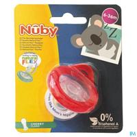 Nuby Fopspeen Natural Flex Kers 6-36m - thumbnail