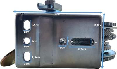 Berger & Schröter 60001 Handlier Trekkracht (staand): 800 kg