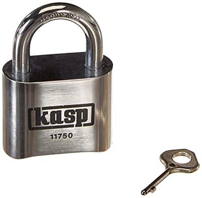 Kasp K11750D Hangslot 50 mm Zilver Cijferslot