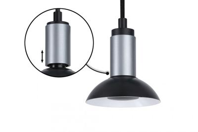 Paulmann 79519 Hanglamp GU10 Zwart, Antraciet Paulmann 79519 Hanglamp GU10 Zwart, Antraciet