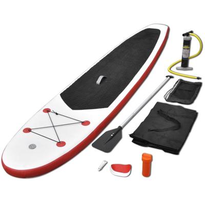 VidaXL Stand up paddleboardset opblaasbaar rood en wit VidaXL Stand up paddleboardset opblaasbaar rood en wit
