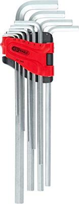 KS Tools 151.4980 Inbus Haakse schroevendraaierset 1.5 mm, 2 mm, 2.5 mm, 3 mm, 4 mm, 5 mm, 6 mm, 7 mm, 8 mm, 10 mm 10-delig