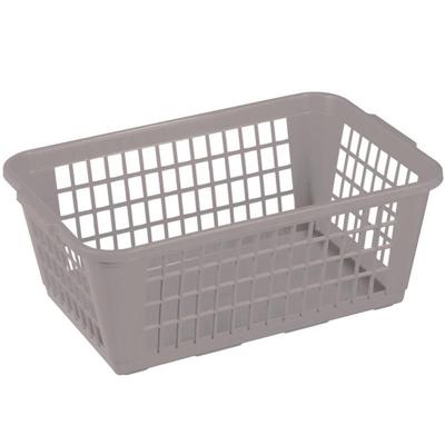 Sunware Basic Opbergmandje 31x20x12 cm Grijs