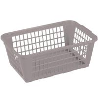 Sunware Basic Opbergmandje 31x20x12 cm Grijs - thumbnail