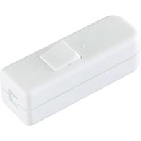 interBär 8006-008.01 Snoerschakelaar Wit 1x uit/aan 6 A 1 stuk(s) - thumbnail